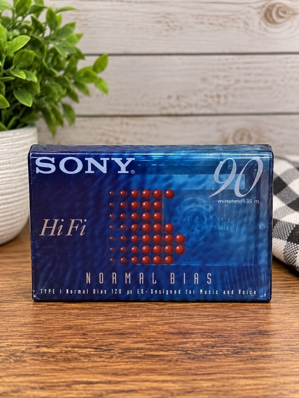 Sony blank cassette tape new in packaging